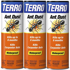 Terro Ant Dust Powder Killer 1 lb pack of 3 with packaging