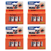 Terro Fly Trap Indoor Housefly 4 Pack orange sticky traps