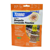 Terro No Mess Mosquito Larvacide Pouches pack front view