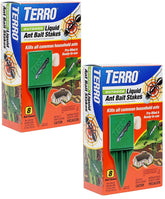 Terro Outdoor Liquid Ant Bait Stakes package front view with 8 stakes