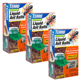Terro Outdoor Liquid Ant Bait Stations pack front view with 12 stations