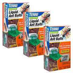 Terro Outdoor Liquid Ant Bait Stations pack front view with 12 stations
