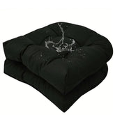 TESICA black waterproof seat cushion front view