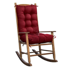 TESICA Burgundy Rocking Chair Cushion 17x17in Seat Cushion front view