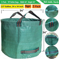 Tespher garden bag showing reinforced handles