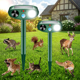 Thcritter Ultrasonic Solar Animal Repellent front view
