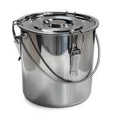 The Bincho Grill Charcoal Saver extinguishing bucket side view
