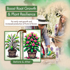 The Grow Co Triple Super Phosphate fertilizer in garden setting