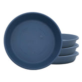 The HC Companies 6 Inch Round Planter Pot Slate Blue front view