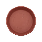The HC Companies 8-inch clay plant saucer front view