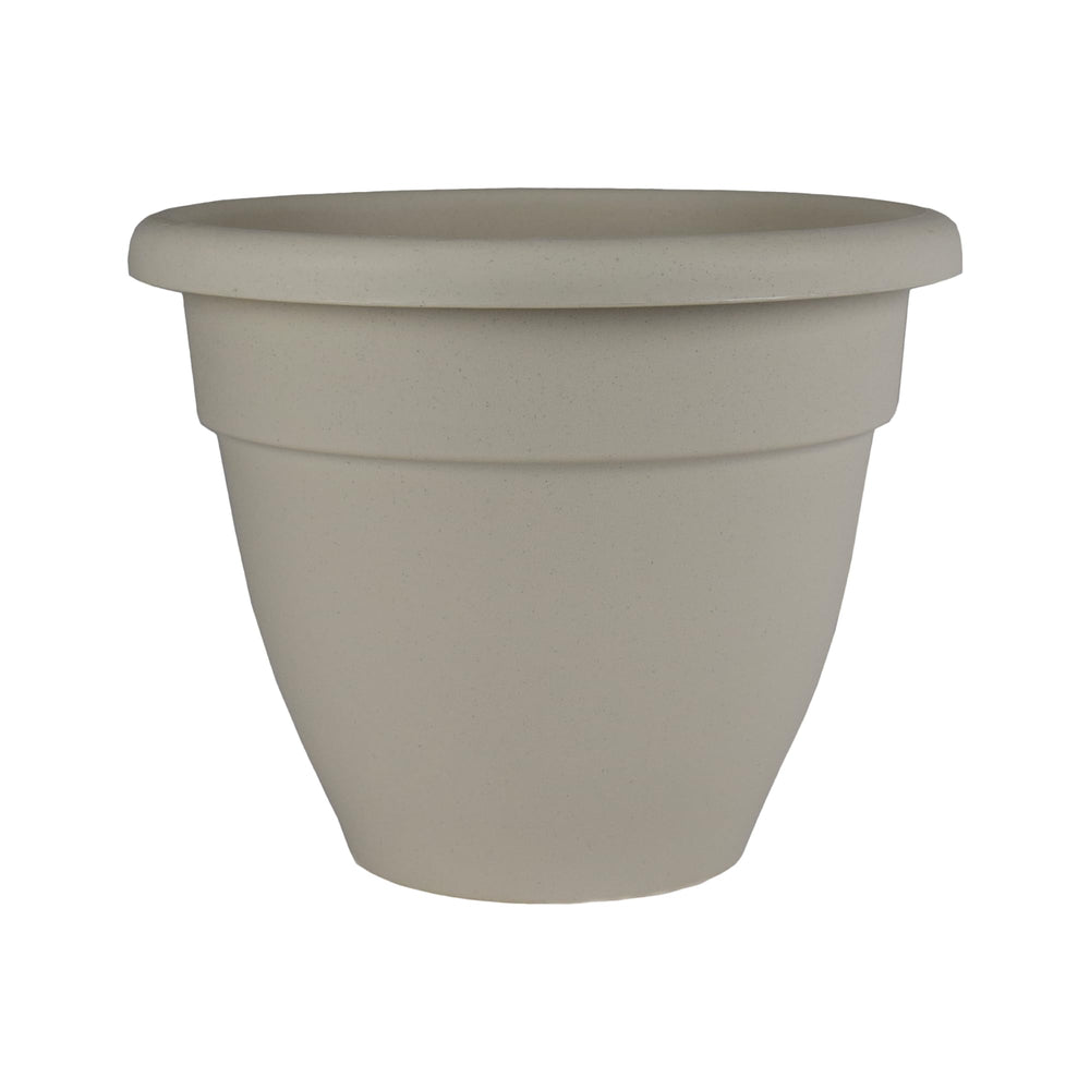 The HC Companies Caribbean Planter Pot front view in Cottage Stone