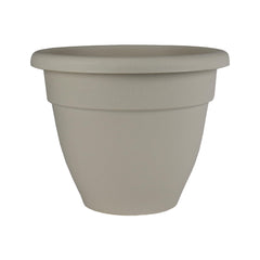 The HC Companies Caribbean Planter Pot front view in Cottage Stone