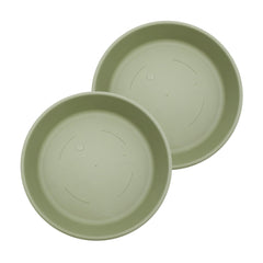 The HC Companies Classic Round Planter Pot 16-inch Seafoam front view