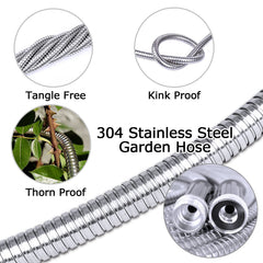 TheFitLife garden hose connector and sprayer nozzle