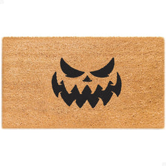 THEODORE MAGNUS Halloween Door Mat front view with 'Spooked' design