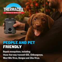 Thermacell E-ZoneGuard Adventure Mosquito Repeller grey model