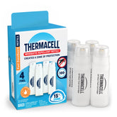 Thermacell fuel refills pack showing four butane cartridges
