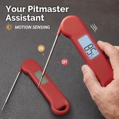 ThermoMonster thermometer packaging and included accessories