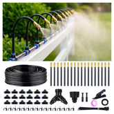 Thiswing 100FT drip irrigation kit with adjustable nozzles