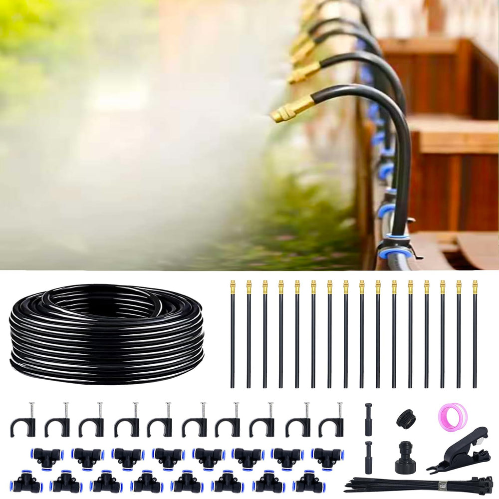 Thiswing 360° Adjustable Drip Irrigation System complete kit view