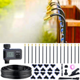 Thiswing 360° Adjustable Drip Irrigation System complete kit with nozzle and timer