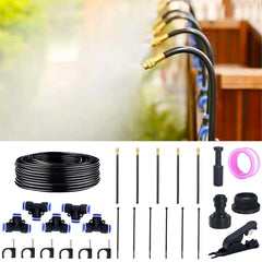 Thiswing 360° Adjustable Drip Irrigation System complete kit with nozzles