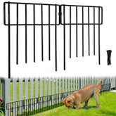 Thrivinest 10 Pack Animal Barrier Fence black panel front view
