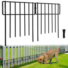 Thrivinest 10 Pack Animal Barrier Fence black panel front view