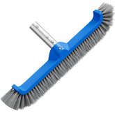 TidyMister 17.5" Pool Brush Head with wave bristles, blue