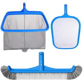 TidyMister 3-in-1 Pool Cleaning Kit with 18'' net and brush