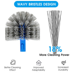 TidyMister Pool Brush 20-inch held in hand for scale