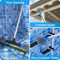 TidyMister Pool Brush showing wavy bristles