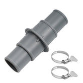 TidyMister Pool Hose Adapter Connector front view, gray
