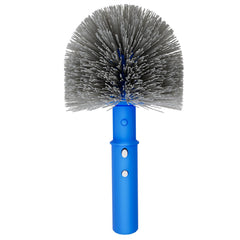 TidyMister Small Pool Brush Head front view with wave bristles