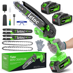 Tietoc Mini Chainsaw 8 Inch cordless front view