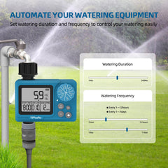 Tiffcofio Sprinkler Timer with rain delay settings