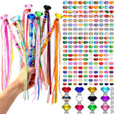 Tigeen 236 Pcs Garden Stake DIY Fairy Wand Set packaging front view