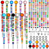 Tigeen DIY Fairy Wand Garden Stake Set with colorful beads
