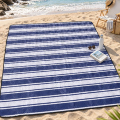 TigeJoy Beach Blanket folded with adjustable strap