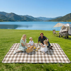 TigeJoy picnic blanket folded with Velcro strap