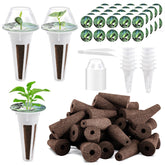 Tigvio Hydroponic Seed Pod Kit 66 pcs green-brown components laid out