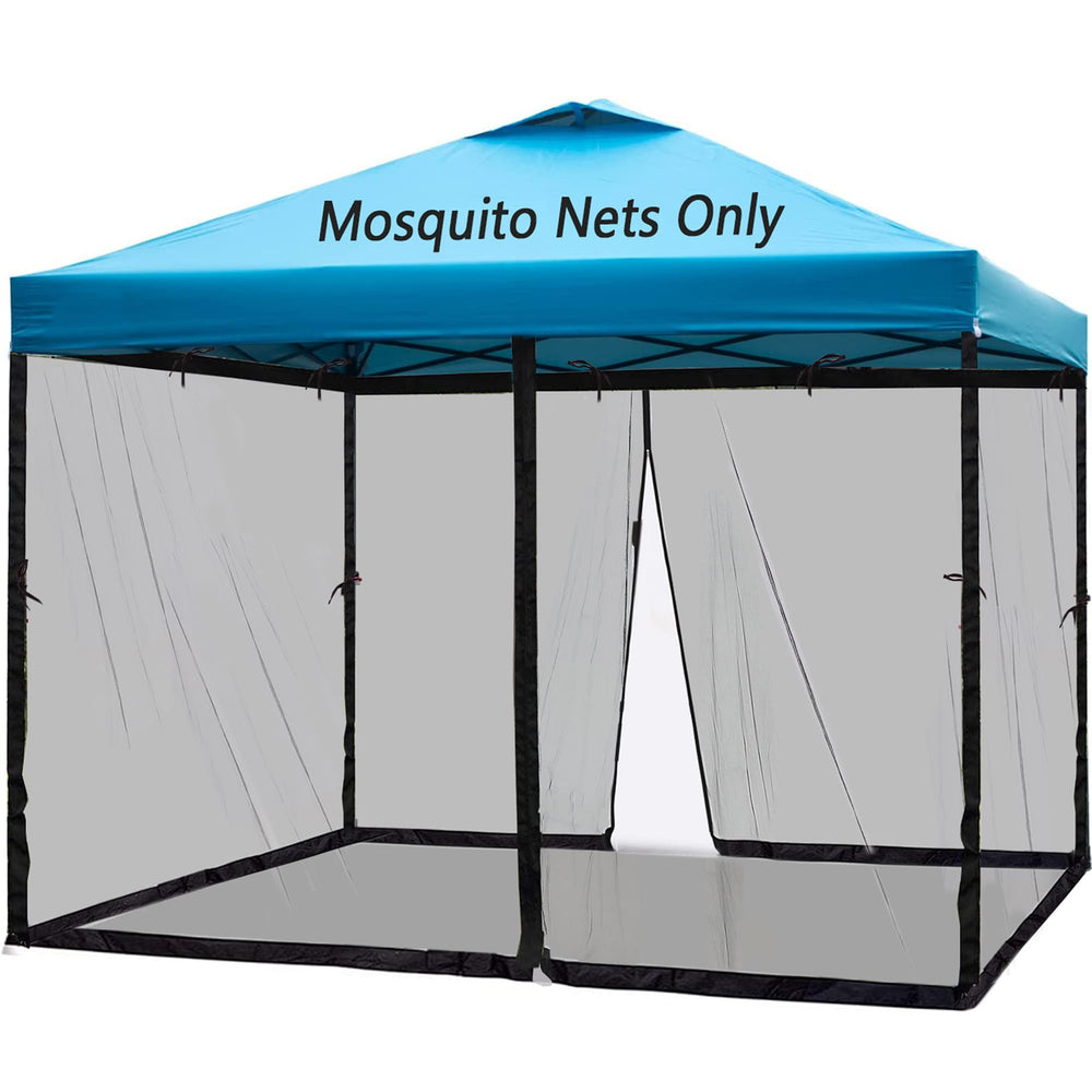 Tiimmgaal mosquito netting for 10x10 canopy tent, front view