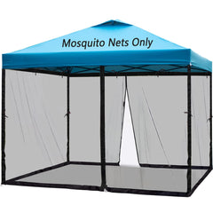 Tiimmgaal mosquito netting for 10x10 canopy tent, front view