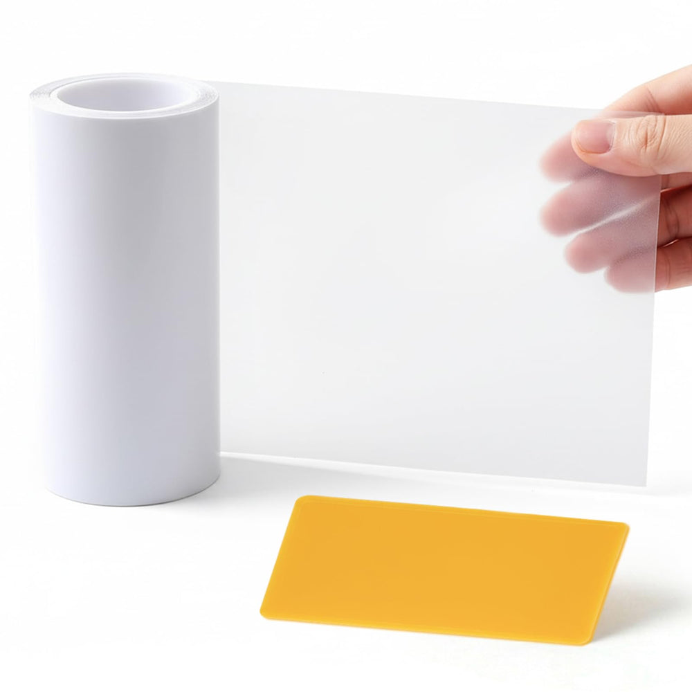 Tikfoam Waterproof Clear Vinyl Inflatable Repair Tape roll front view