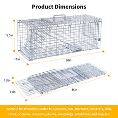Timaze Folding Live Animal Trap side view