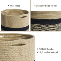 TIMEYARD Large Jute Plant Basket showing texture and material