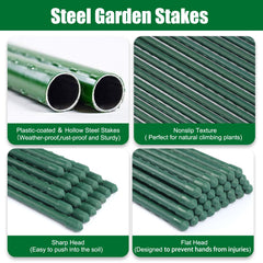 Tingyuan garden stakes pack of 25 displayed with plants