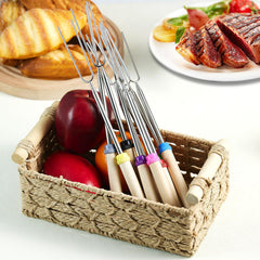 TIPTAP marshmallow roasting sticks displayed with a bonfire