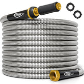 Titan Garden Hose 15FT stainless steel model front view