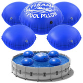 TIXANF 4+1 Combined Pool Pillow set, blue, 4Ft and 3Ft sizes